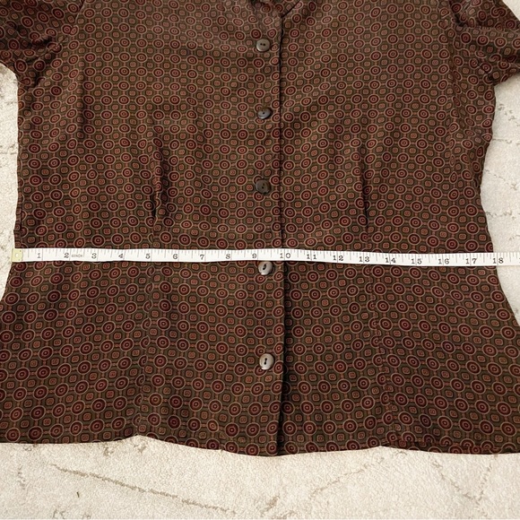 Liz Claiborne Petite Vintage Silk Blouse Size 8 Petite - Picture 9 of 11